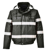 Portwest S434 Waterproof Bomber Jacket Black