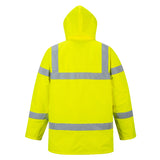 Portwest S460 Hi Vis Waterproof PU Coating Traffic Jacket Yellow