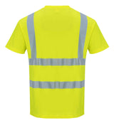 Portwest S478 Short Sleeve Reflective Tape Polyester Hi Vis T-Shirt