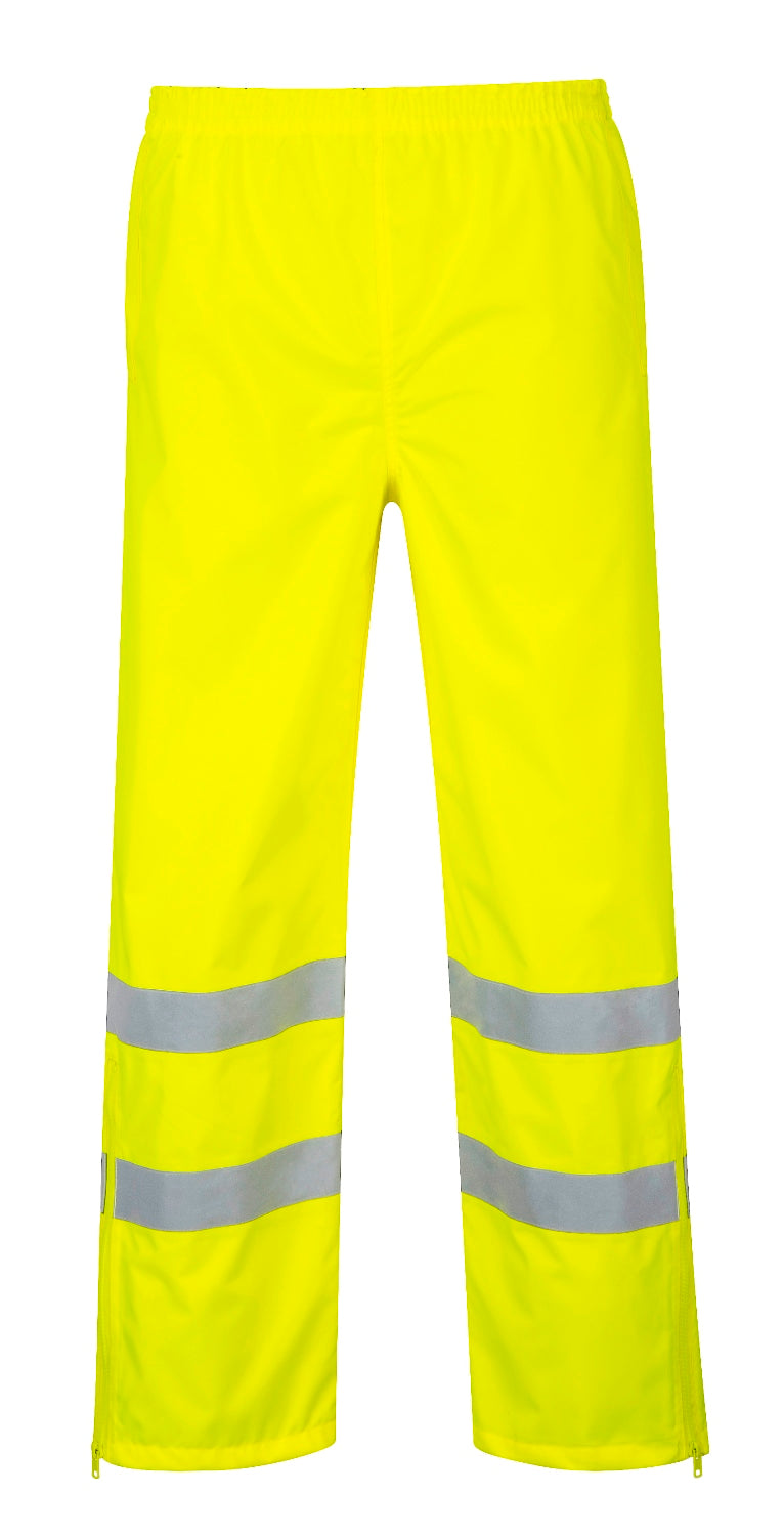 Portwest Waterproof & Breathable S487 Hi-Vis Trousers Size XL