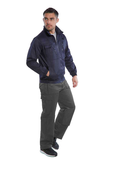 Portwest S887 Action Mens Work Trousers Polycotton Grey