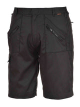 Portwest S889 Action Work Shorts Polycotton Hot Climate Workwear Black Size 3XL