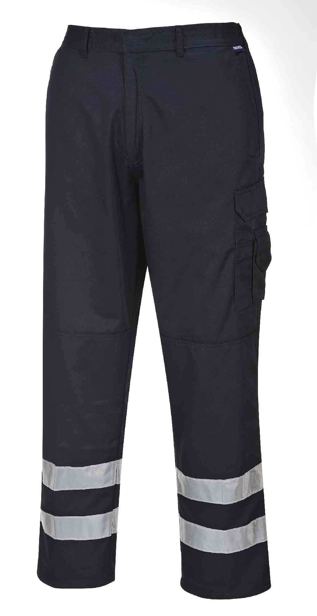 Portwest S917 Iona Polycotton Reflective Tapes Work Combat Trousers