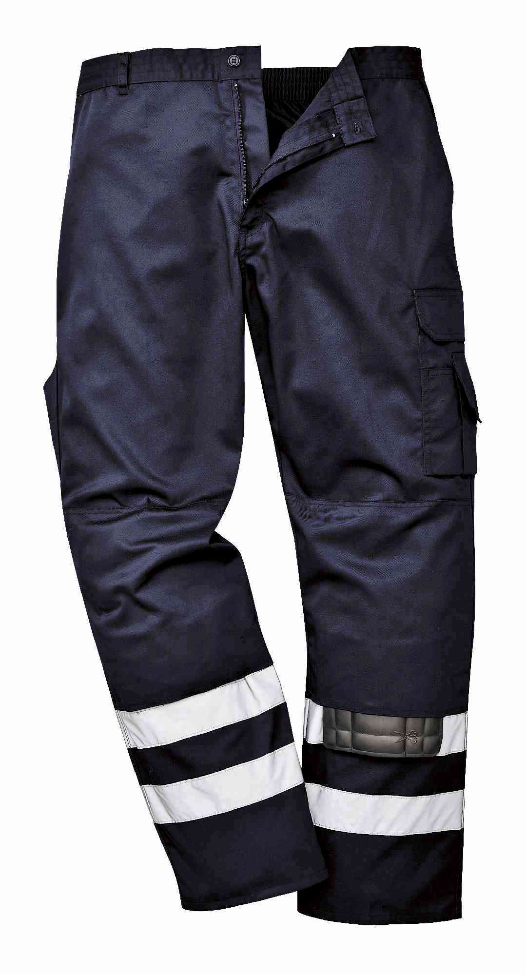 Portwest S917 Iona Polycotton Reflective Tapes Work Combat Trousers