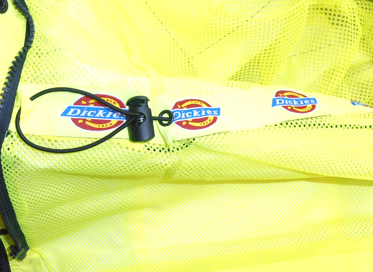 Dickies SA22028 5 in 1 Rain Work Jacket Hi Vis Yellow Size XL