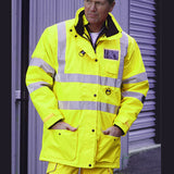 Dickies SA22028 5 in 1 Rain Work Jacket Hi Vis Yellow Size XL