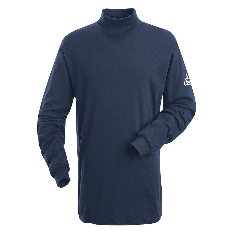 Bulwark FR Sweatshirt Turtle Neck FR Arc Resistant Navy Sek2Nv