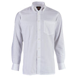 Dickies SH64200 Men's Oxford Weave Shirt Long Sleeve Polycotton White