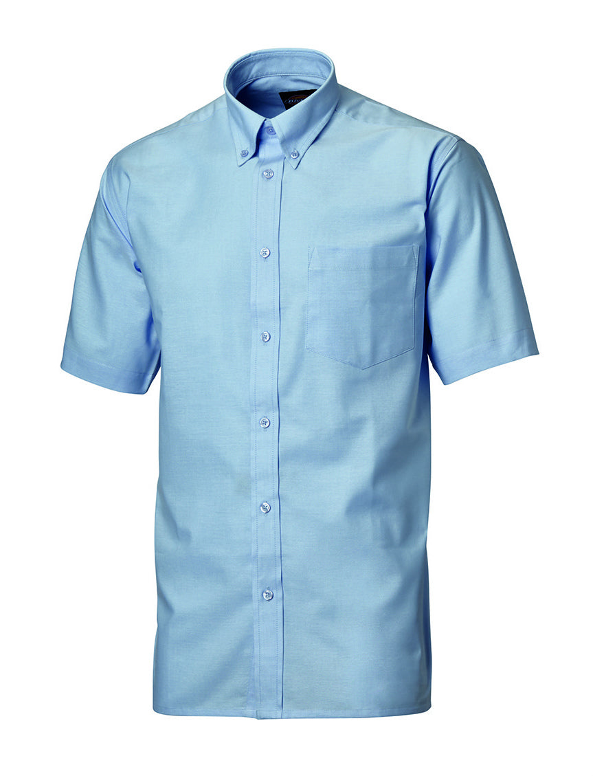 Dickies SH64250 Oxford Weave Men  Shirt Short Sleeve Royal Blue Size 17"