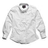 Dickies SH64300 Ladies Blouse Oxford Weave Long Sleeve Size 12 White