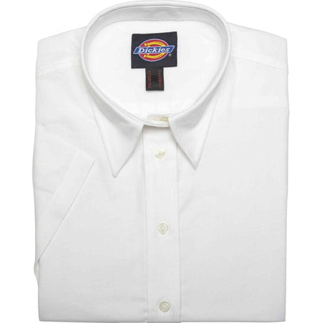 Dickies SH64350 Ladies Short Sleeve Oxford Shirt White