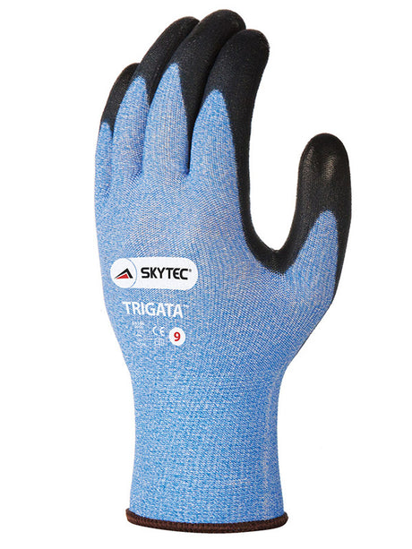 Skytec Trigata Work Gloves PU Palm Coating Level B Cut Resistant
