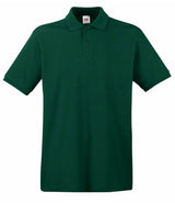 Fruit of The Loom SS5 Premium Men Polo Shirt Bottle Green Size S