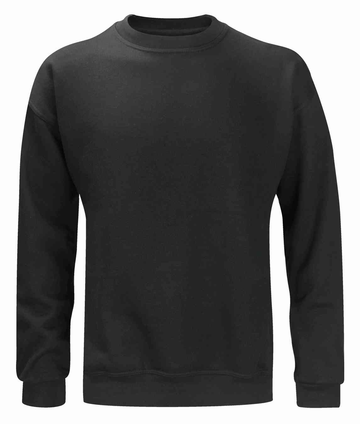 Orbit International Lascar Drop Shoulders Black Polycotton Sweatshirt