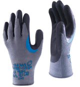 Showa 330 Re-Grip Safety Gloves Latex Double Coated Palm Seamless Liner