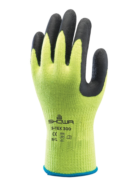 Showa S-TEX GP1 Cut Resistant Level 4 Yellow Cut Work Gloves