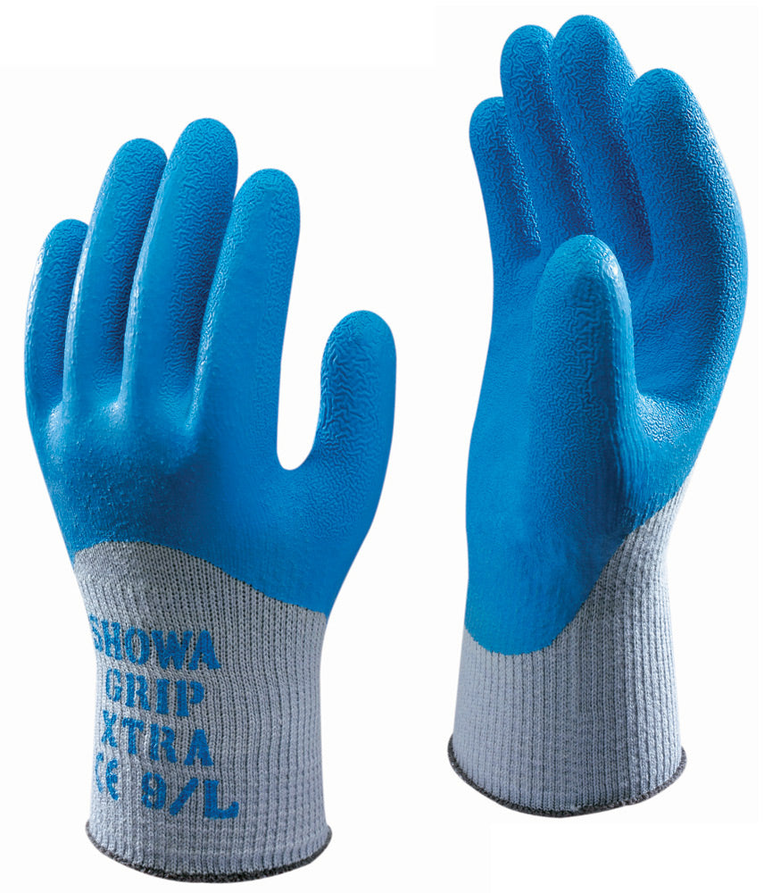 Showa 305 Latex Coated General Handling Hand Protection Extra Grip Work Gloves