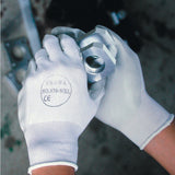 Showa 370 Nitrile Palm Coated 4.1.2.1 White Assembly Grip Gloves