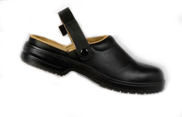 Siili Safety Black Steel-Toe ESD Clogs E113