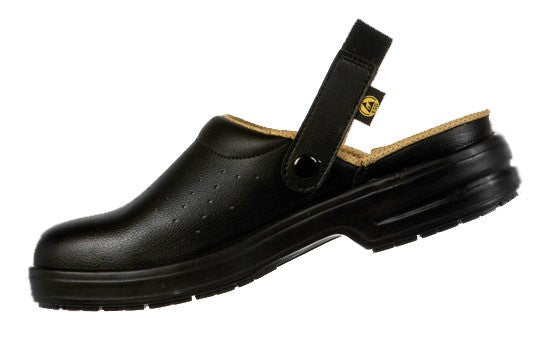 Siili Safety Black Steel-Toe ESD Clogs E113