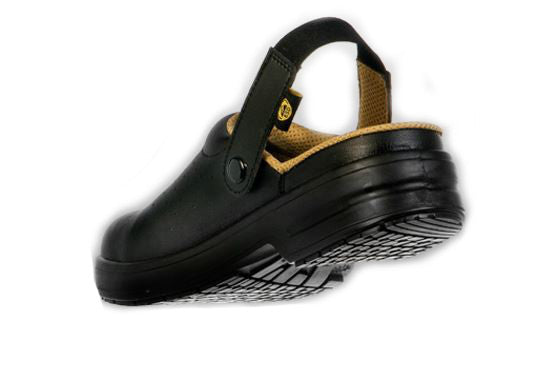 Siili Safety E103 Anti-slip Oils & Fuels Resistant Sole Soft-Toe ESD Clogs