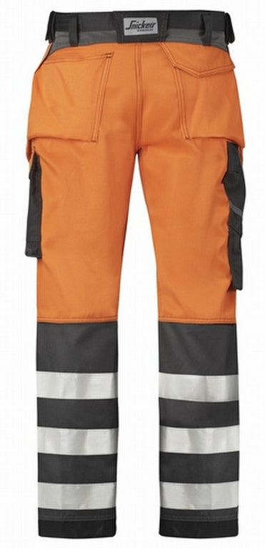 Snickers Workwear 3233 Perfect Fit High-Vis Holster Pocket Work Trousers