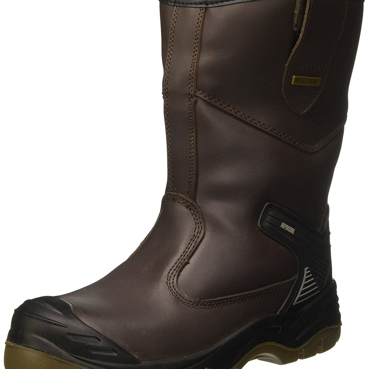 Sterling Apache AP305 Brown Leather S3 Safety Rigger Boots – North Sea ...