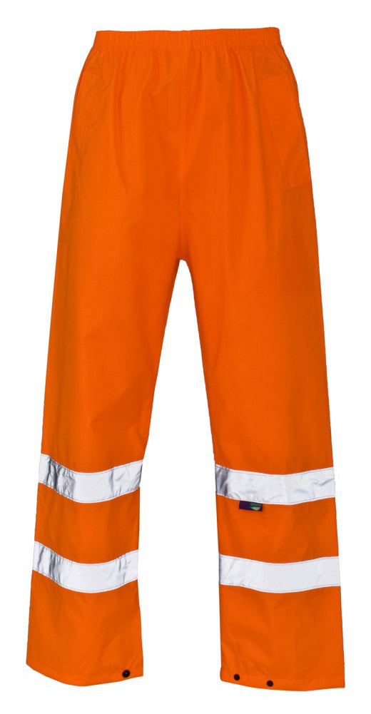 Supertouch 1858 Water Resistant Hi-Vis Orange Trousers
