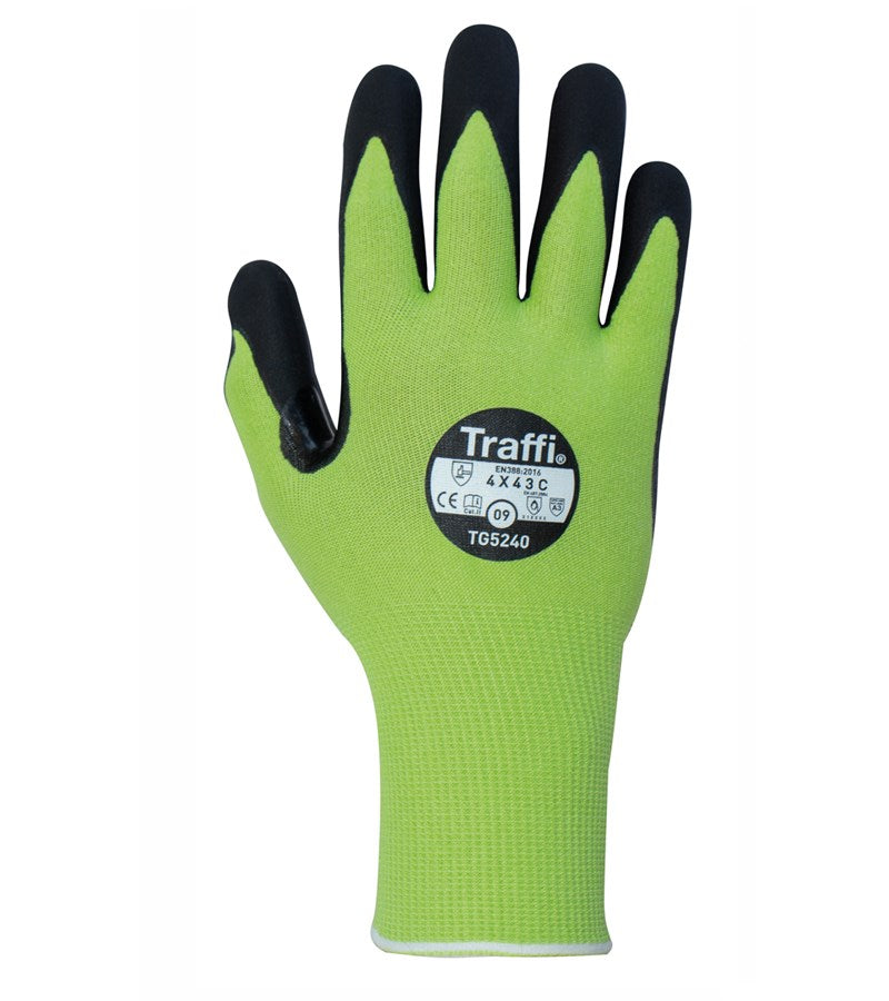 Traffiglove TG5240 Safety Work Gloves Level C Cut Resistant