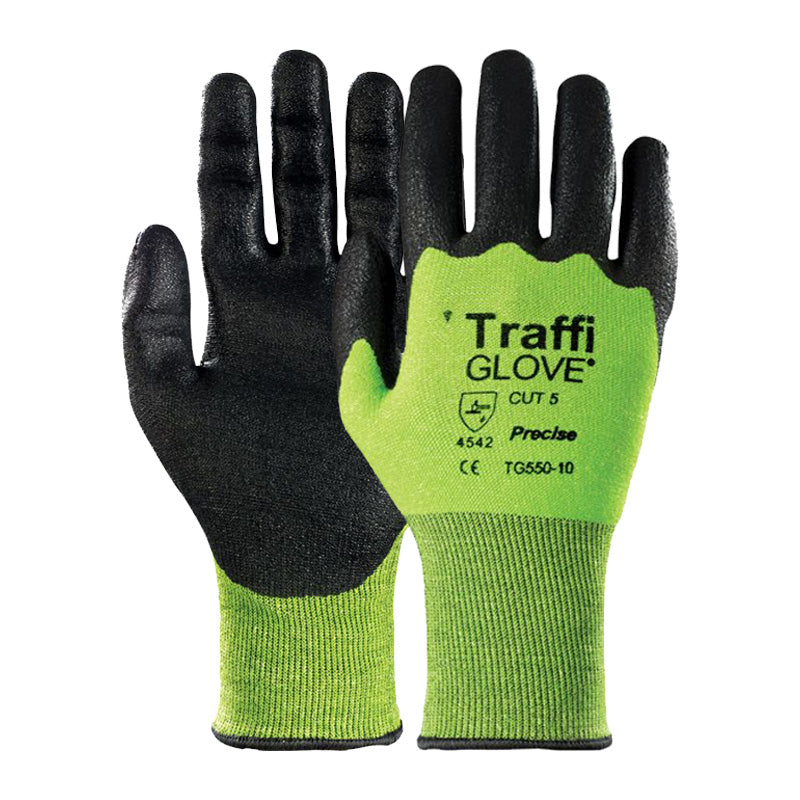 TraffiGlove TG550 Precise Safety Gloves Cut 5 Resistant Size 7