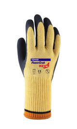 Towa 344 PowerGrab KEV4 Work Gloves Cu4 4 Resistant Latex Coated Size 10