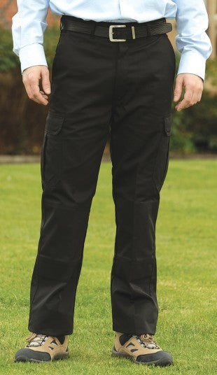 Harpoon TR20 Knee Pad Pockets Polycotton Black Cargo Trousers