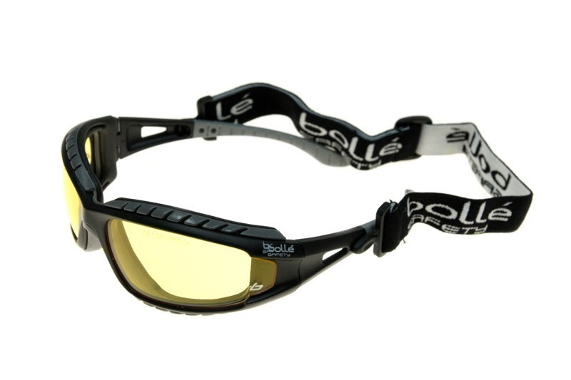 Bollé TRACPSJ Tracker Safety Glasses Platinum® Coating Yellow Lens