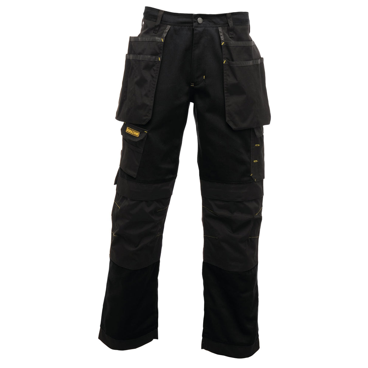 Regatta TRJ336 Knee Pad Pockets Water Repellent WorkLine Trouser - Black