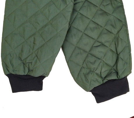 Wenaas FR Green Thermal Quilted Pants Cold Insulated Trousers, Size - Large
