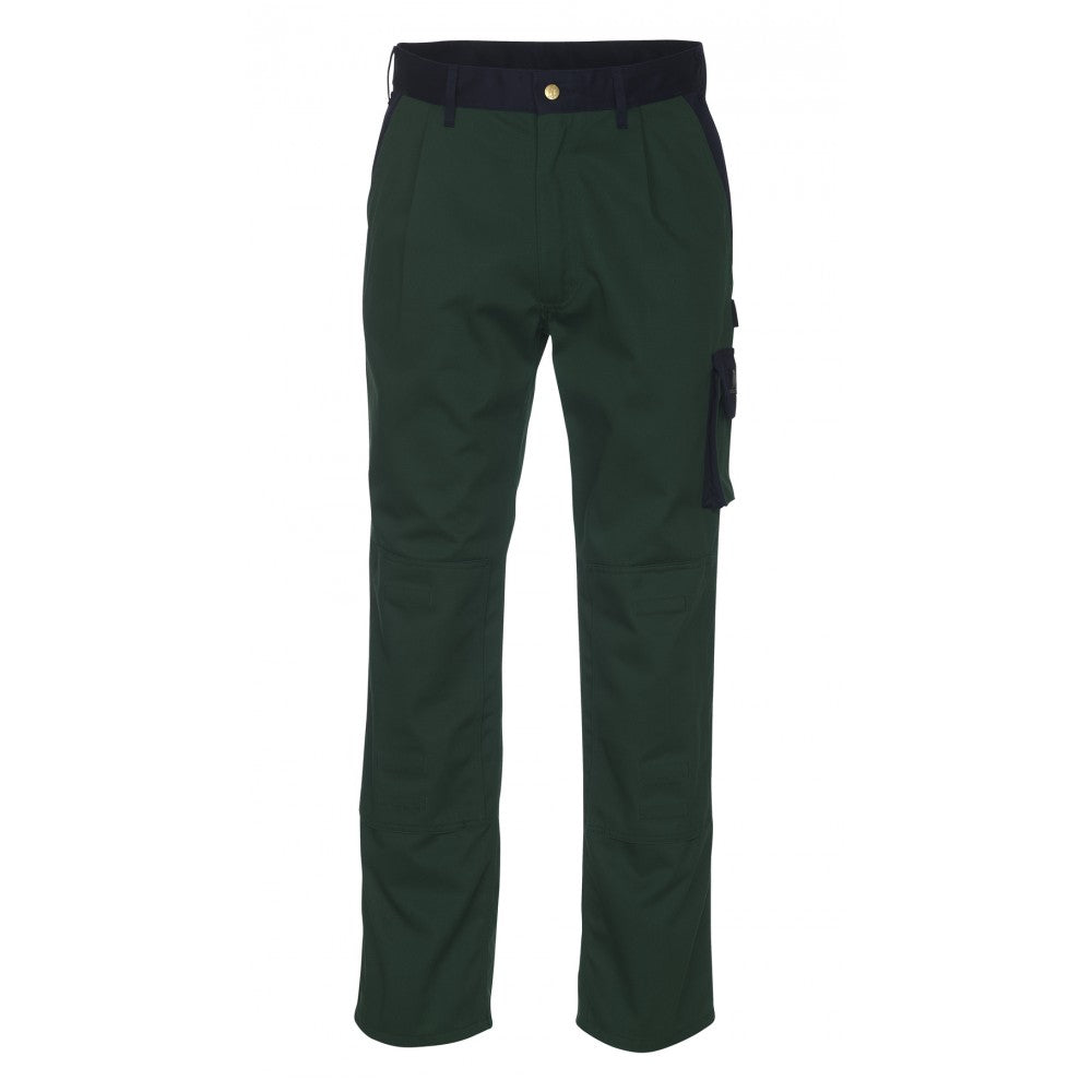 Mascot Torino Men Work Two Tone Polycotton Trousers with Knee Pad Pockets