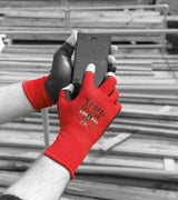 Traffiglove TG1020 3 DIGIT Safety Gloves PU Coating 3 Exposed Fingertips