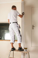 Tranemo White Cotton Craftsman Trousers 2050 13