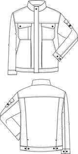 Tranemo 2830 50 Comfort Plus Lightweight Polycotton Work Jacket