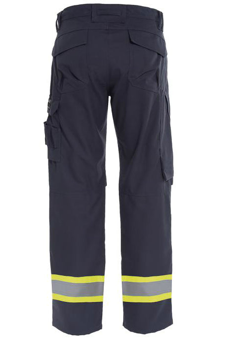 Tranemo 6020 Tera Men FR Trousers Metal-Free Arc Flash Protection High Visibility Stripes