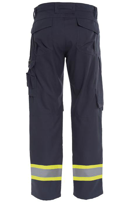 Tranemo 6020 Tera Men FR Trousers Metal-Free Arc Flash Protection High Visibility Stripes