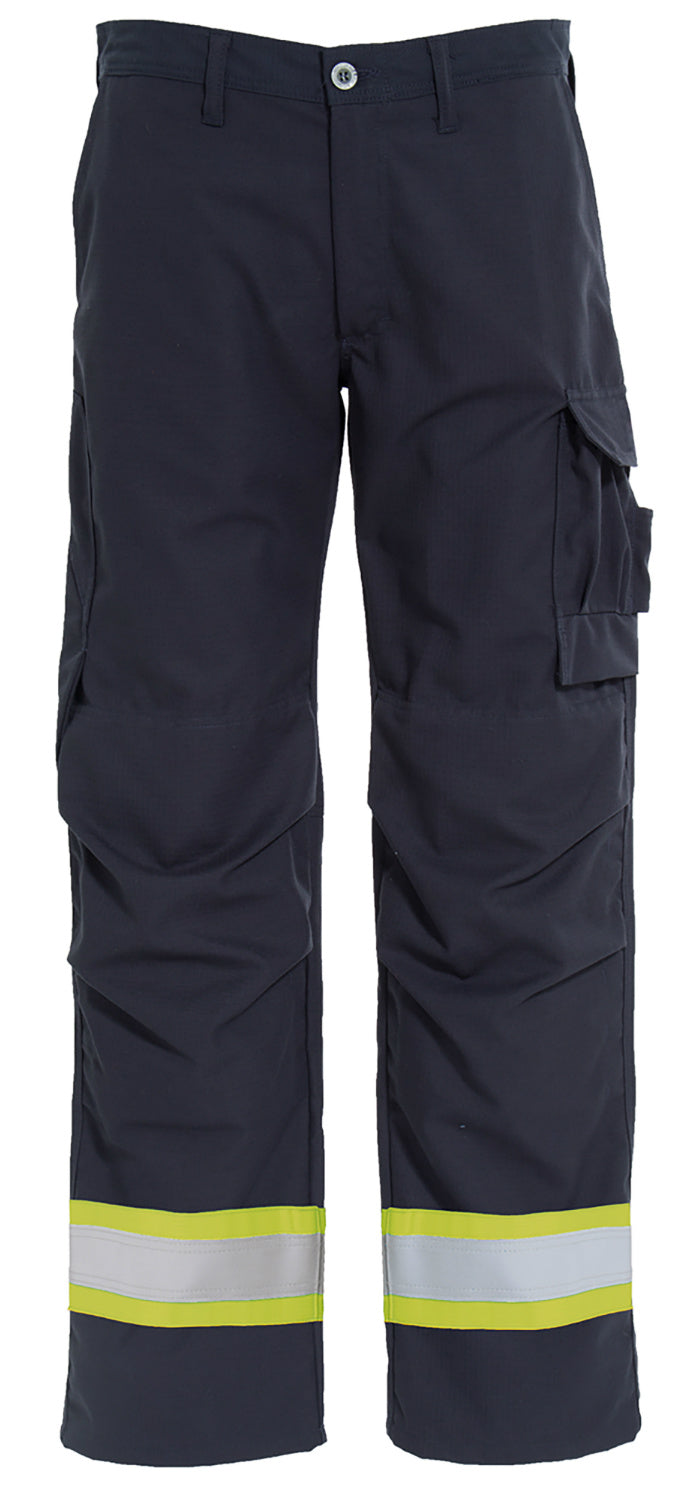 Tranemo 6020 Tera Men FR Trousers Metal-Free Arc Flash Protection High Visibility Stripes