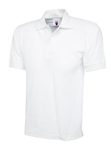 Uneek UC102 Premium Polo Shirt Short Sleeve Polycotton Work Casual White