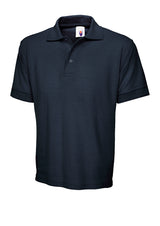 Uneek UC102 Short Sleeve Polycotton Work Casual Uniforms Premium Polo Shirt Navy