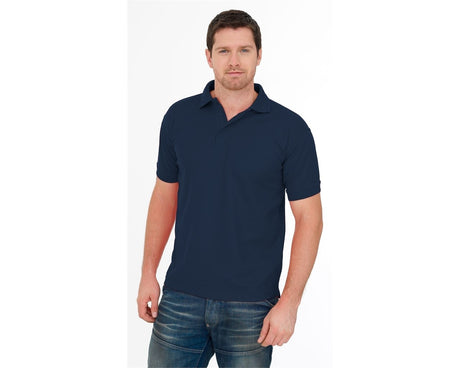 Uneek UC102 Short Sleeve Polycotton Work Casual Uniforms Premium Polo Shirt Navy