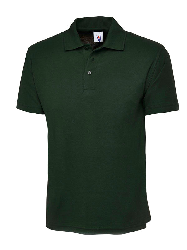 Uneek UC124 Olympic Polo Shirt Short Sleeve Bottle Green Size XL