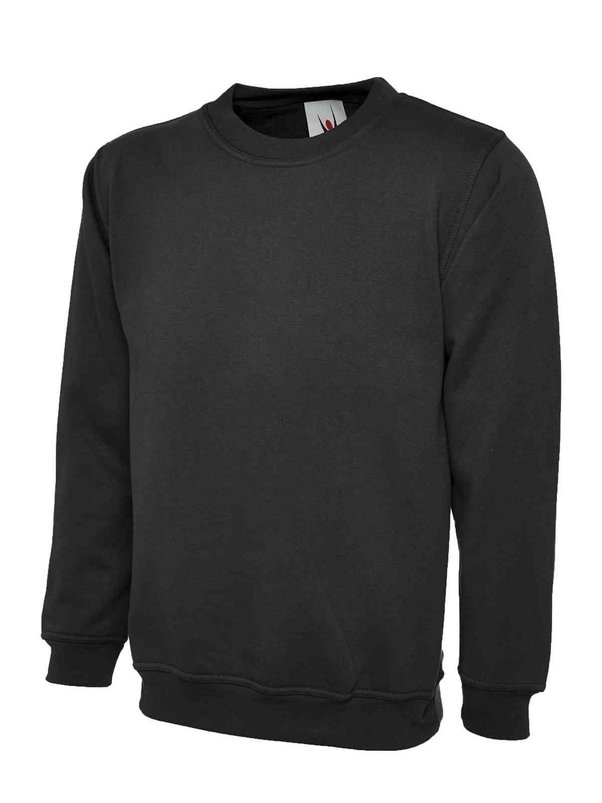 Uneek Classic 300gsm Sweatshirt UC203 Black