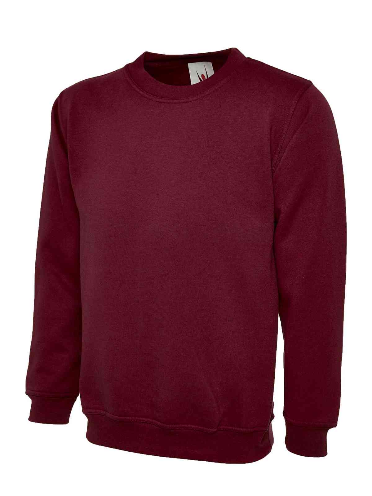 Uneek Classic 300gsm Sweatshirt UC203 Burgundy