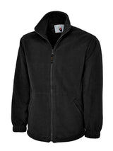 Uneek UC601 Premium Full Zip Micro Fleece Jacket Black