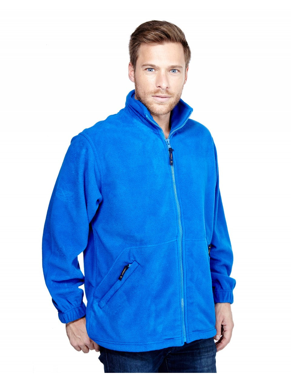 Uneek UC601 Premium Full Zip Micro Fleece Jacket Royal Blue